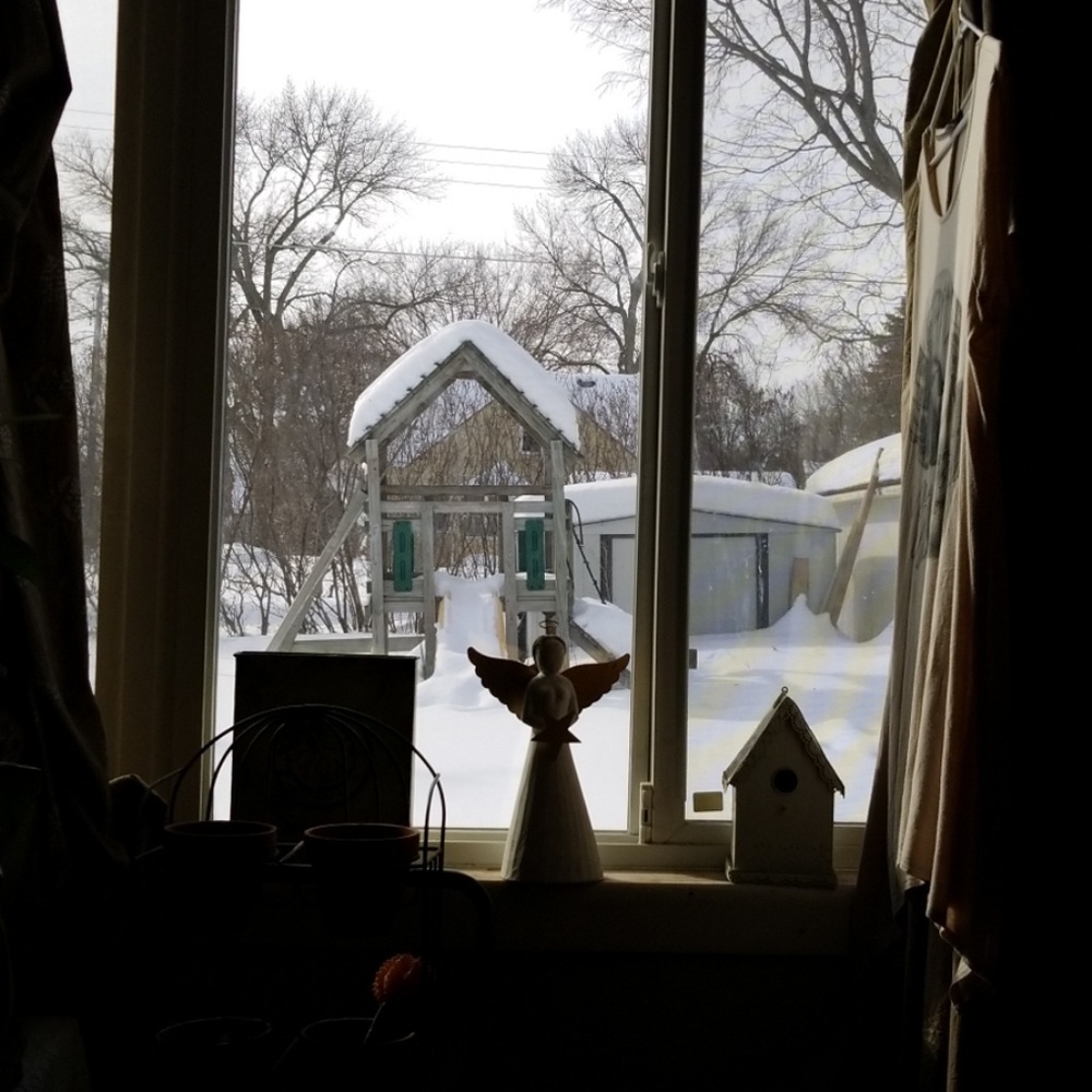 All it does is snow and blow